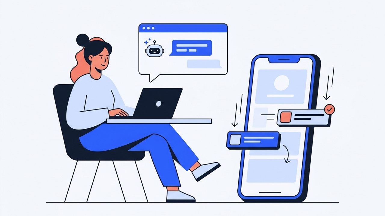 Chatting with an AI assistant that updates a More.You page